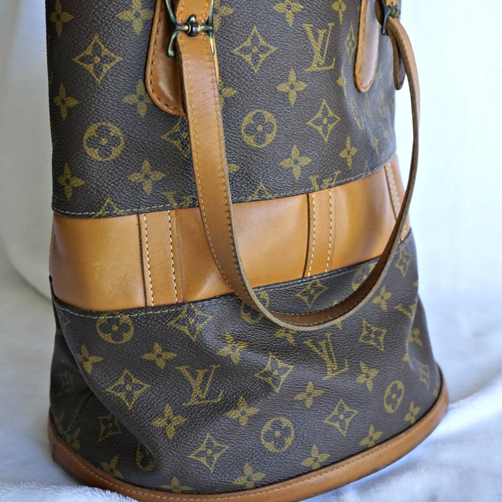 Louis Vuitton W Bucket 218551 Monogram Can Handbag